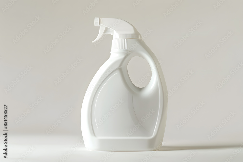 Cleaning spray bottle mock up, isolated on white background Stock ...