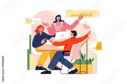 Creative Brainstorming Session with Diverse Team