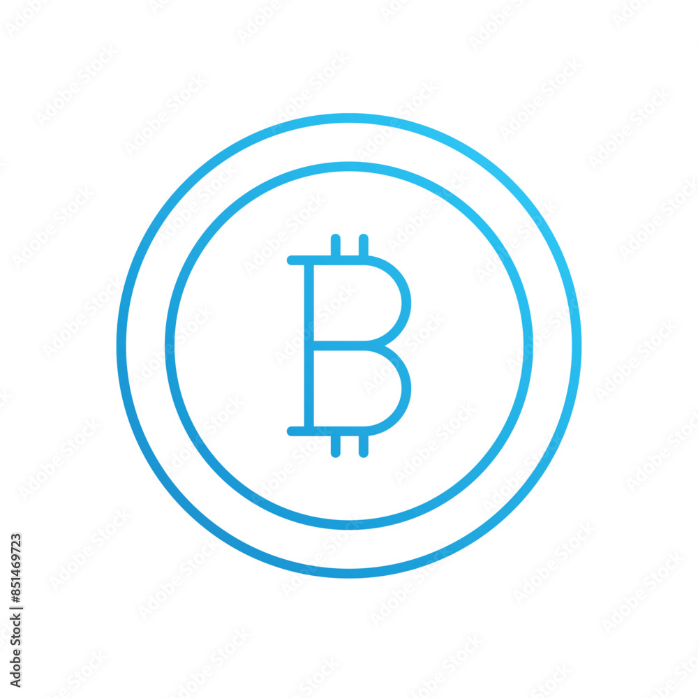 Bitcoin vector icon Bitcoin vector icon