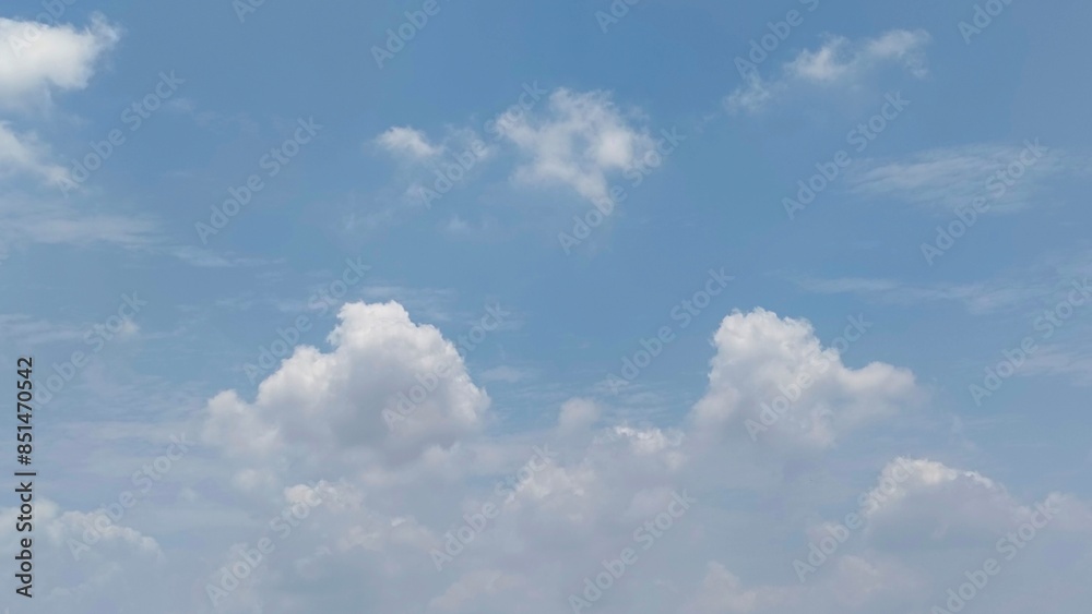 Beautiful blue sky with clouds background Beautiful blue sky with clouds background