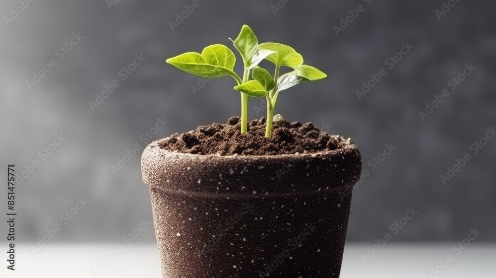 Grow Green leaf background Grow Green leaf background