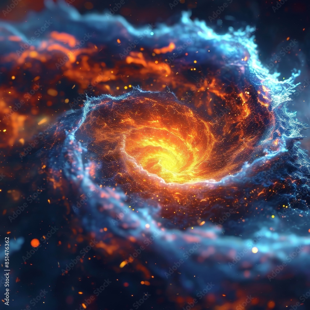 Fototapeta premium Whirling Cosmic Force