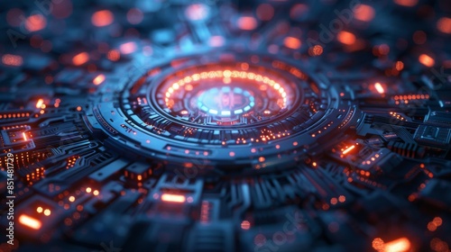 Wallpaper Mural Digital Technology & Science Abstract Background Torontodigital.ca