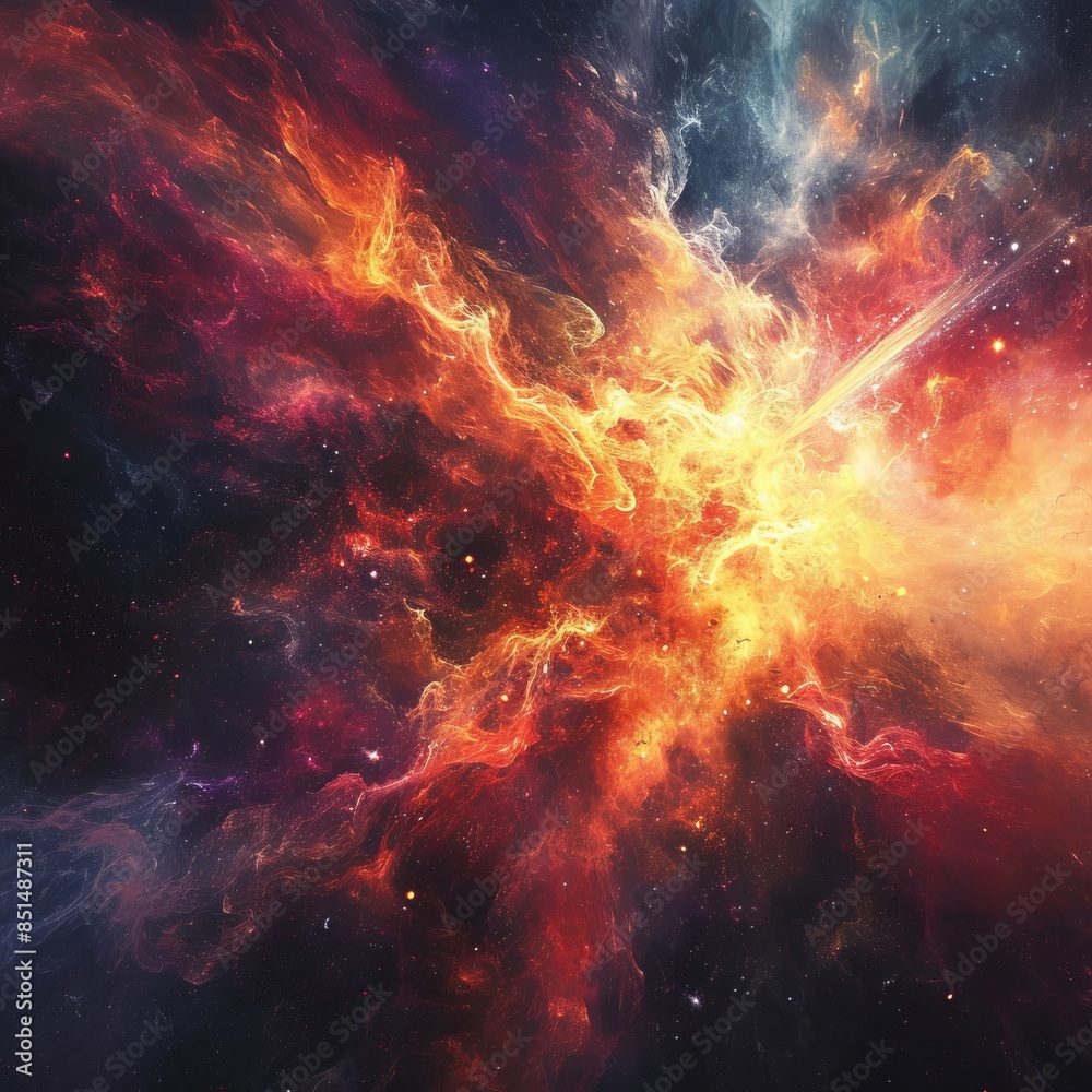 Fototapeta premium Galactic Energetic Outburst