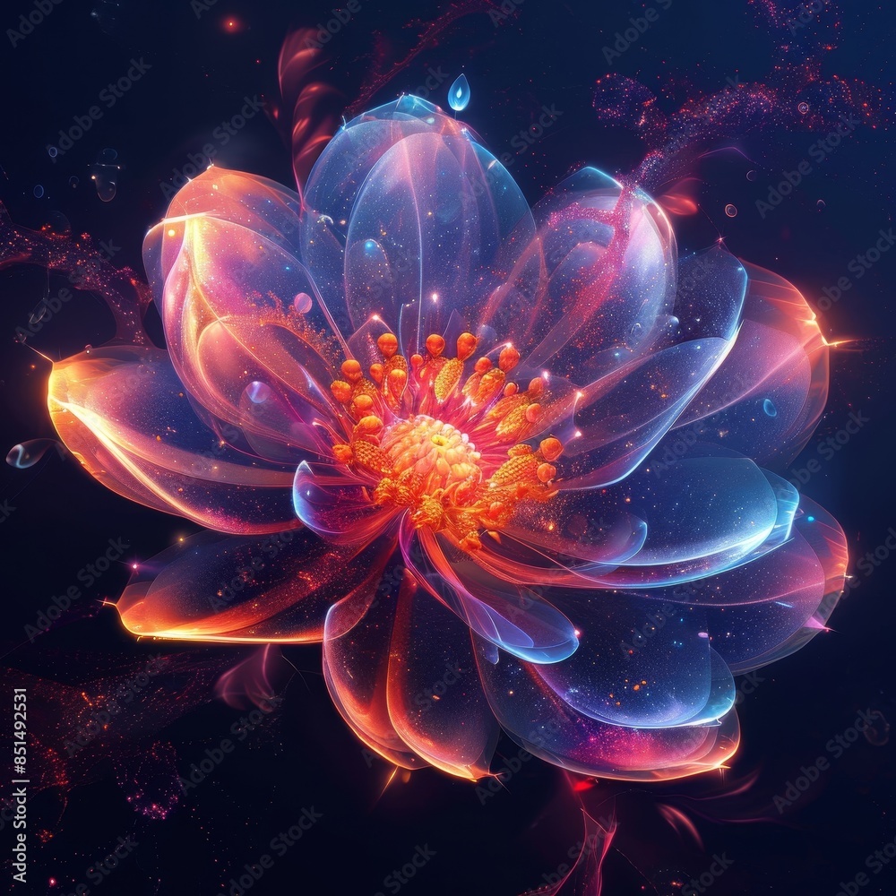 Obraz premium Quantum Power Blossom