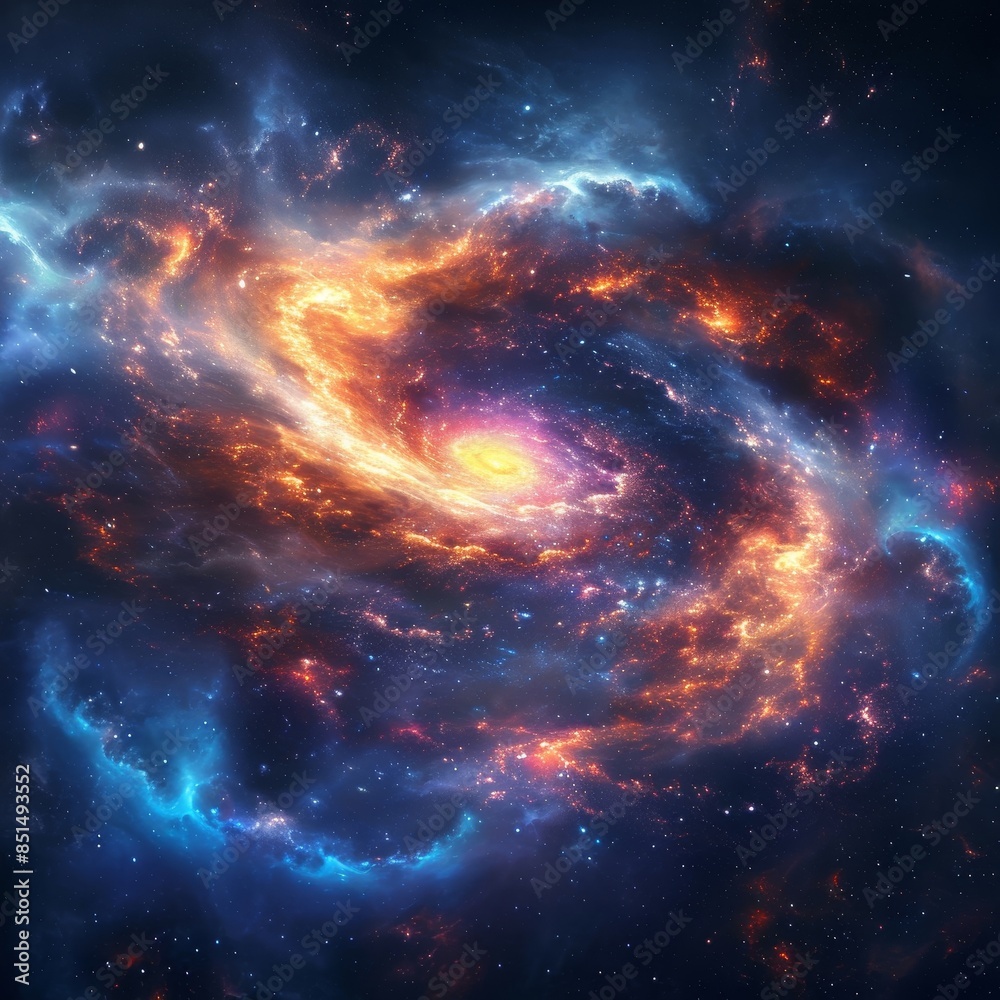 Naklejka premium Quantum Energies in Space