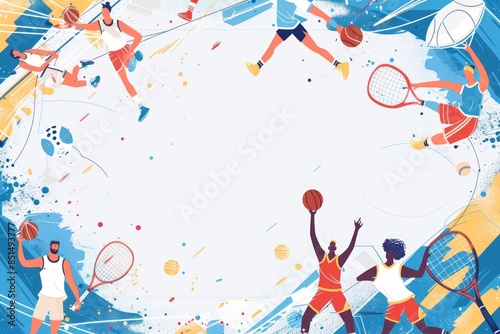 Banner template for national sports day, design template, wallpaper ,poster