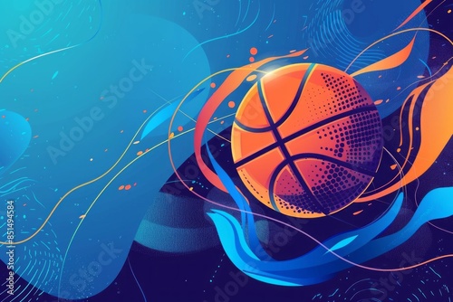 Wallpaper Mural Basketball template design, Basketball banner Sport layout design, Basketball event Torontodigital.ca