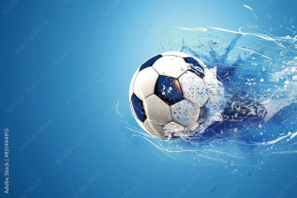 Fototapeta premium Soccer/ Football Template design , Soccer / Football banner Sport layout design, Soccer / Football event