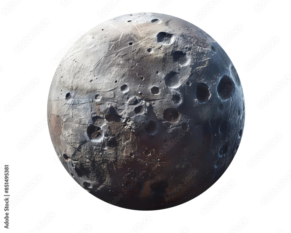A Single Sphere planet on transparent background A Single Sphere planet on transparent background