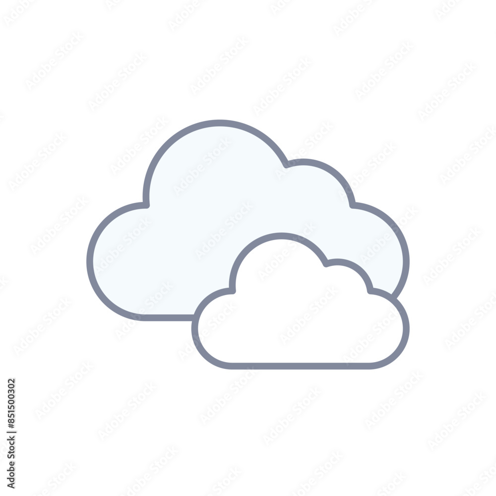 Clouds vector icon Clouds vector icon