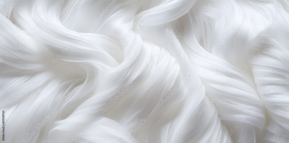 Close up of white fabric texture background Close up of white fabric texture background