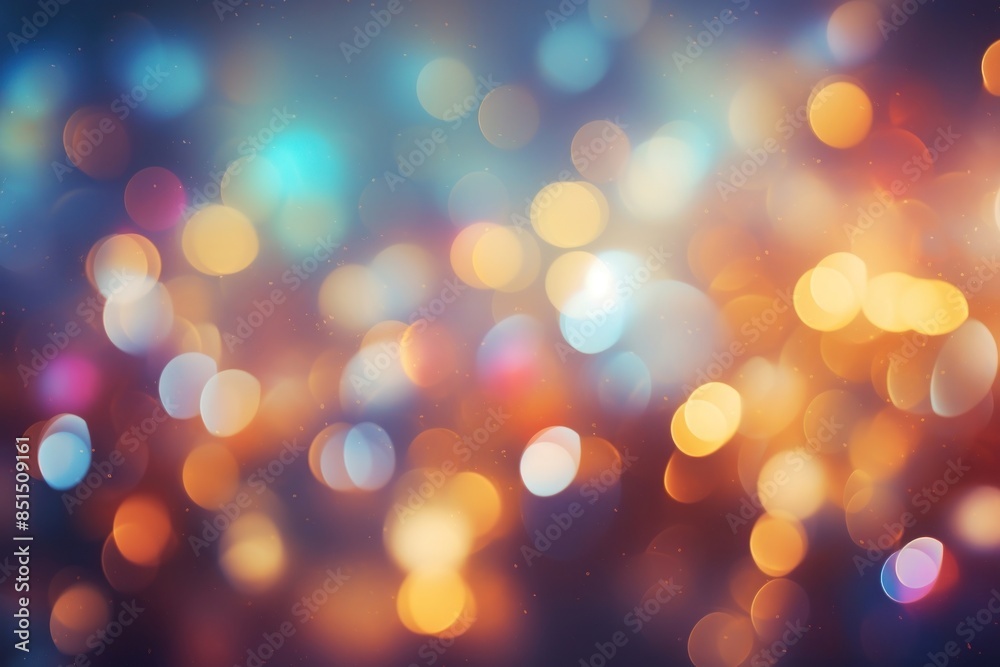 Fototapeta premium Pattern bokeh effect background light backgrounds abstract.