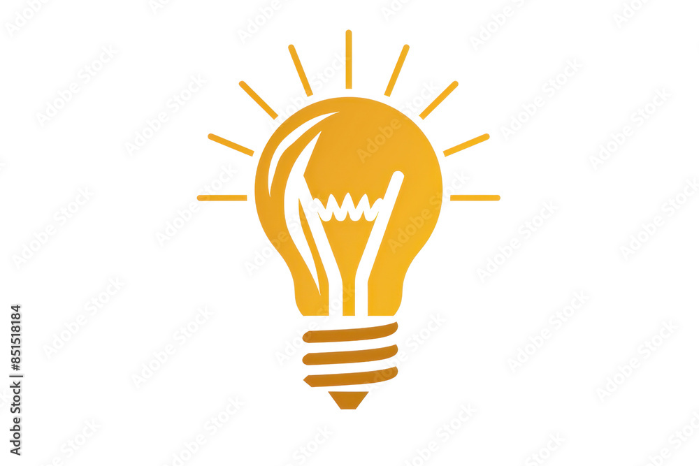 A bright, glowing light bulb isolated on a transparent background. symbolizing innovation, creativity, and new ideas. Perfect for business concepts and presentations. A bright, glowing light bulb isolated on a transparent background. symbolizing innovation, creativity, and new ideas. Perfect for business concepts and presentations.