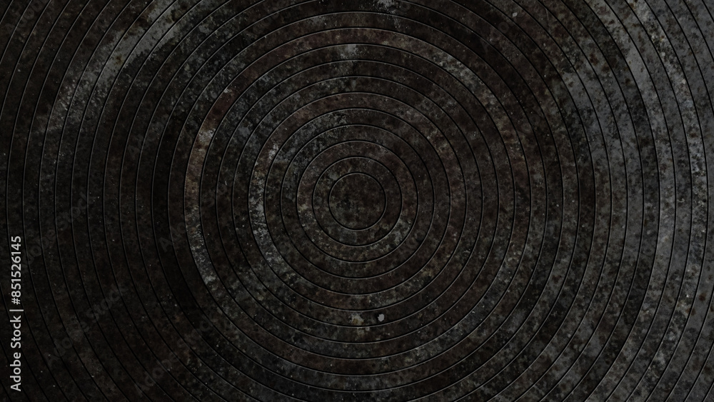 Fototapeta premium 4K Dark Black Grunge Metal Texture Background