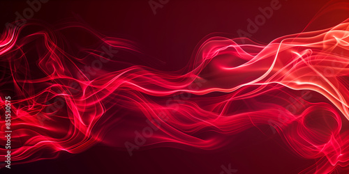 illustration of abstract red smoke background