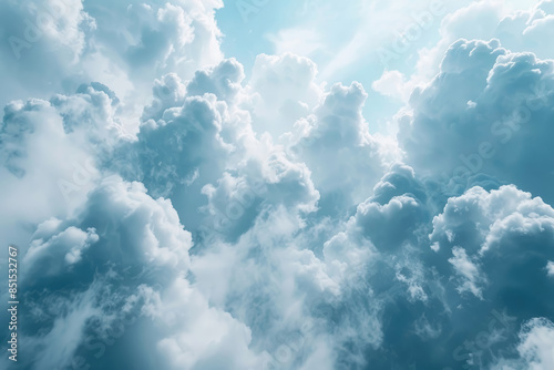 Cloud background. Lovely beautiful cloudy sky background. in delicate shades