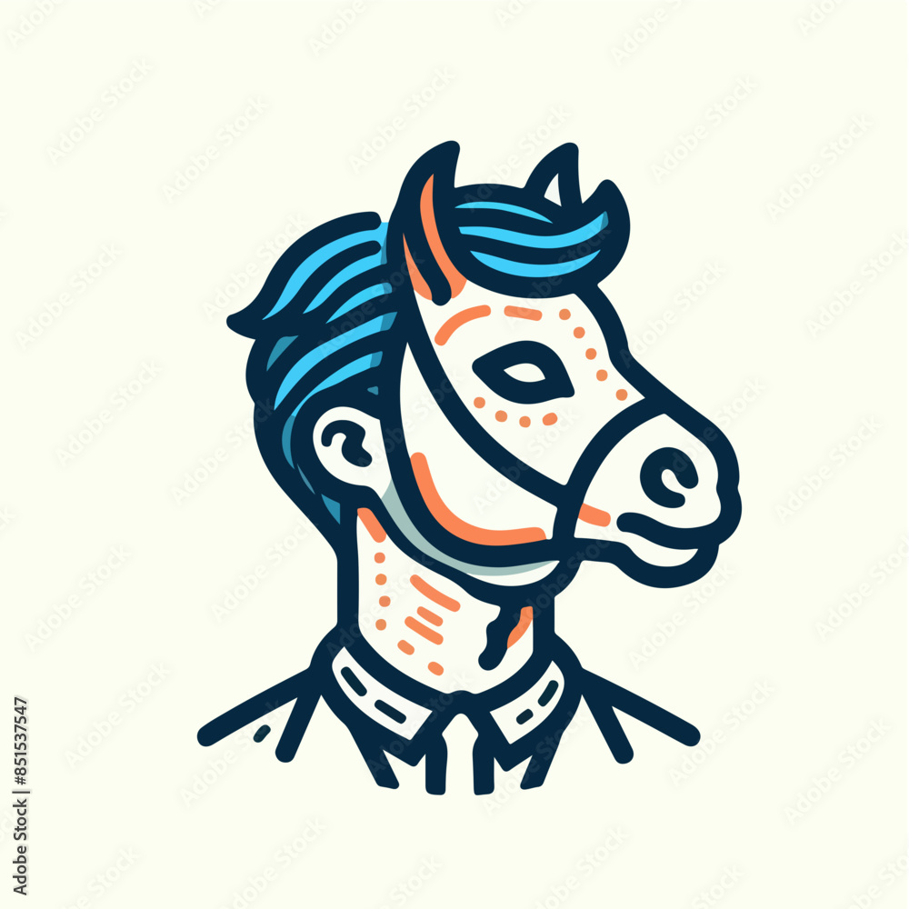 Horse mask for various festivities, parties, activities Horse mask for various festivities, parties, activities