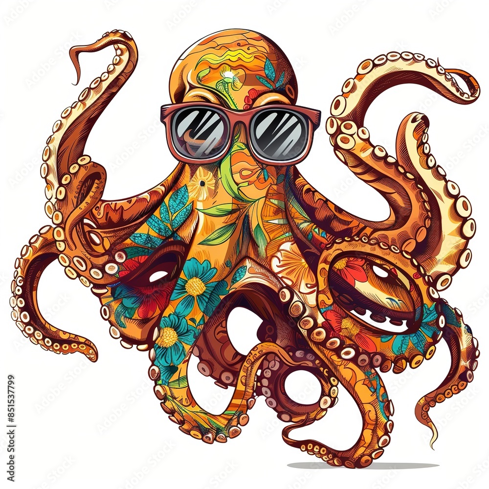 Octopus tropical fashion Octopus tropical fashion
