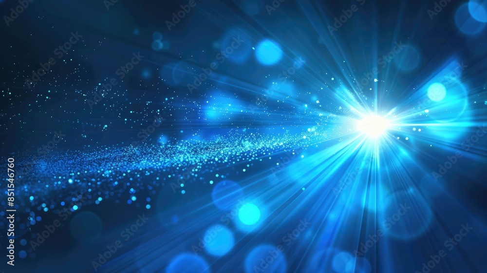 Vibrant abstract blue background with light flares and smooth textures, providing a clean area for text. Vibrant abstract blue background with light flares and smooth textures, providing a clean area for text.