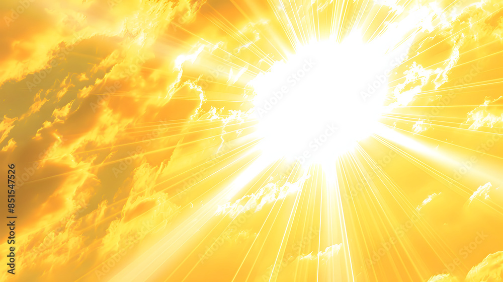 Obraz premium Overlay Light transition effects sunlight with dark background