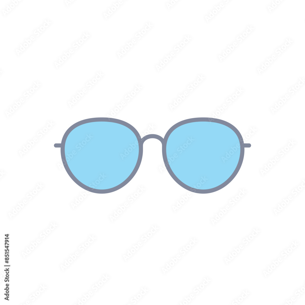 Glasses vector icon Glasses vector icon