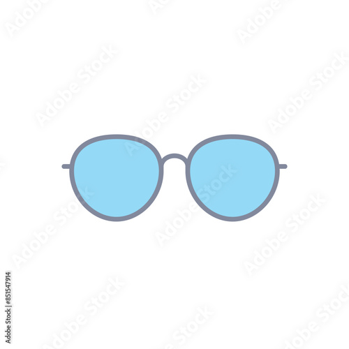 Glasses vector icon