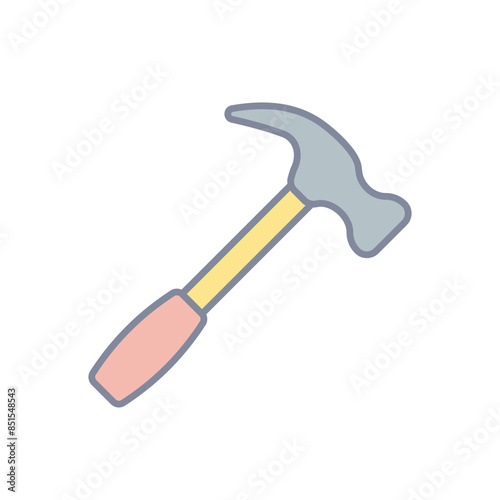 Hammer vector icon