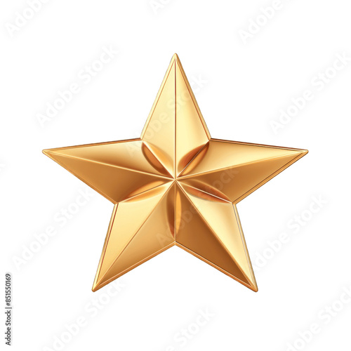 Golden Star Illustration