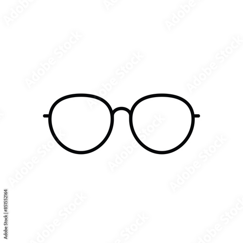 Glasses vector icon