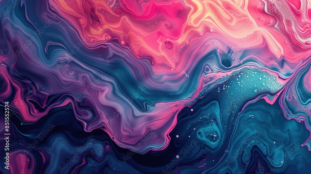 Fototapeta premium Breathtaking Abstract Background with Unseen Before Organic Shapes and Patterns