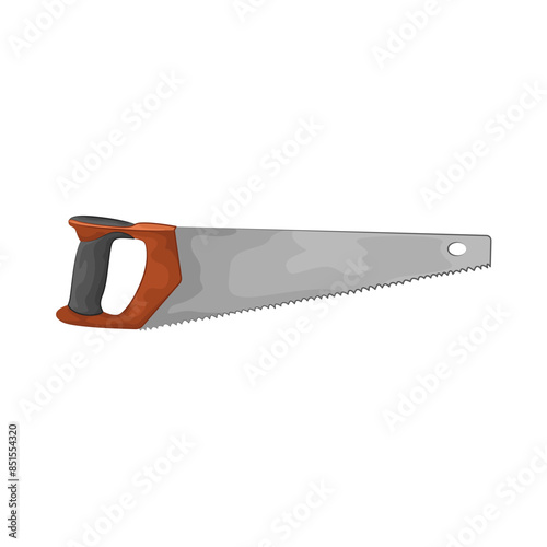 Illustration of hand saw 