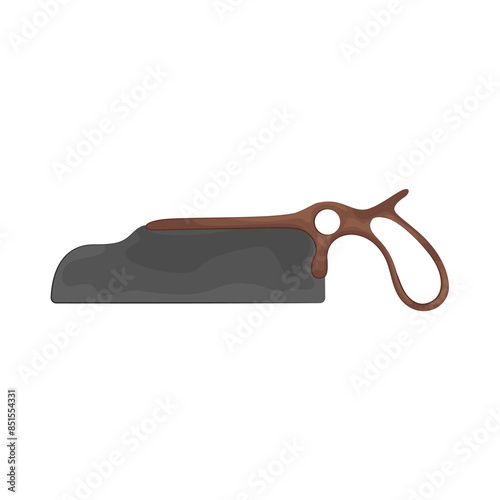 Illustration of hand saw 