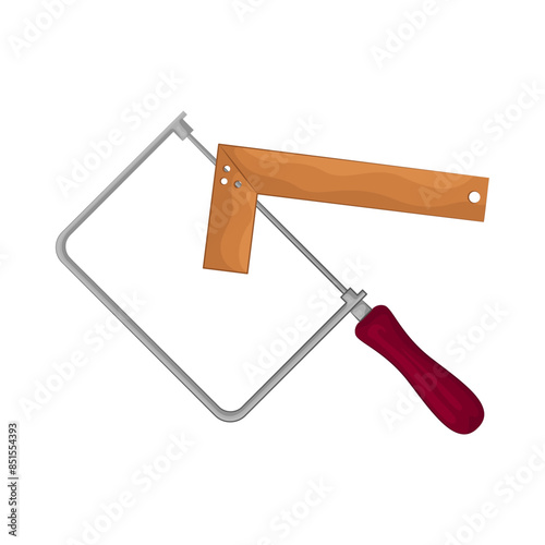Illustration of hacksaw 