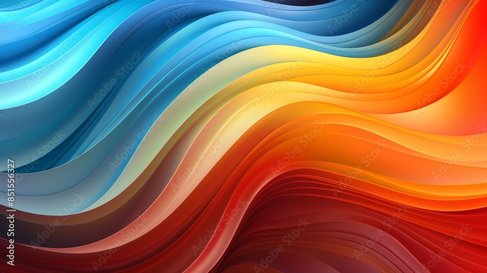 A vibrant and dynamic abstract background with colorful waves and lines blending together in a beautiful, flowing pattern A vibrant and dynamic abstract background with colorful waves and lines blending together in a beautiful, flowing pattern