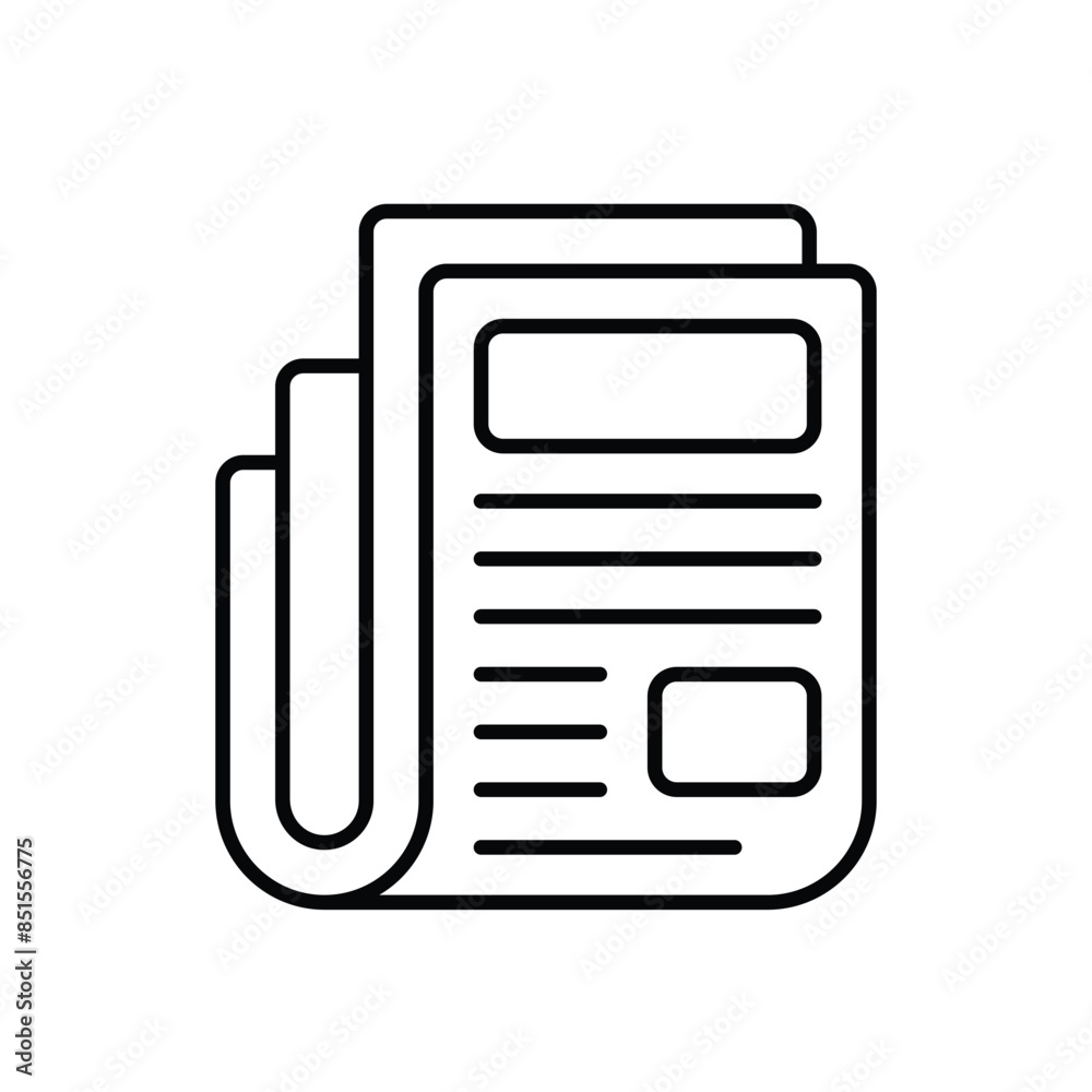 newspaper vector icon newspaper vector icon