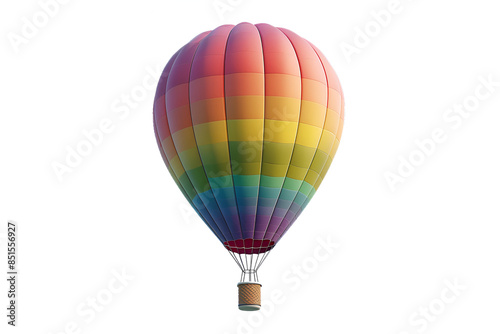 A beautiful colorful hot air balloon isolated white background , Colorful hot air balloon A beautifully illustrated hot air balloon watercolor painting of colorful air balloon 