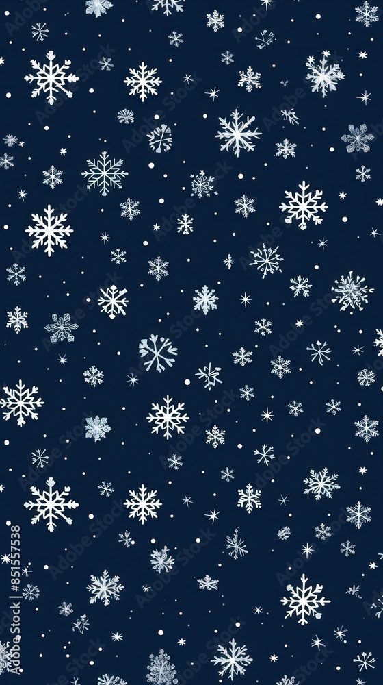 Snow backgrounds snowflake pattern