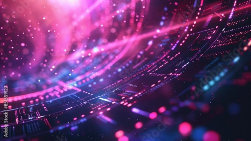 Futuristic technology background with copy space