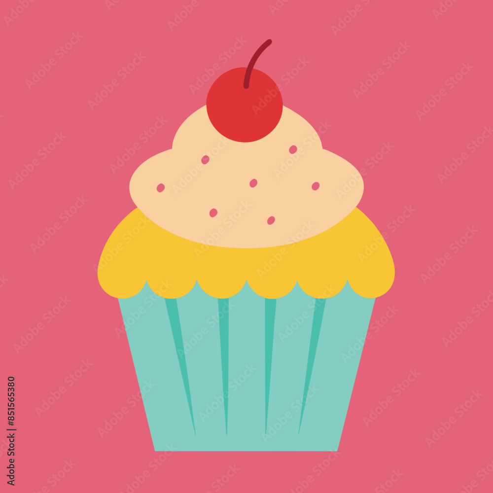 illustration of cupcake illustration of cupcake