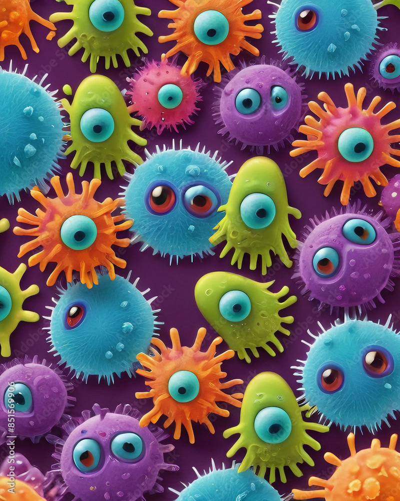 Germs / Viruses Close-up 
