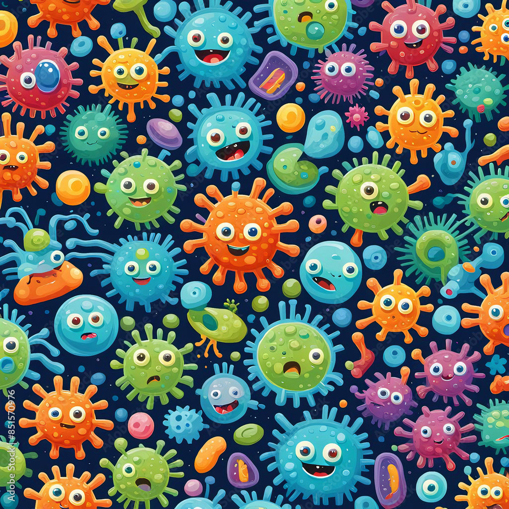 Germs / Viruses Close-up Germs / Viruses Close-up