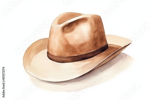 Hat white background headwear sombrero. photo