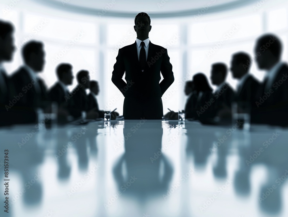 3d business meeting illustration isolated on white background 3d business meeting illustration isolated on white background