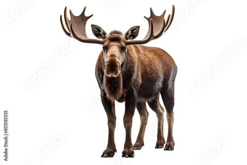 Graceful Moose Design Isolated on Transparent Background PNG Format © Artimas 