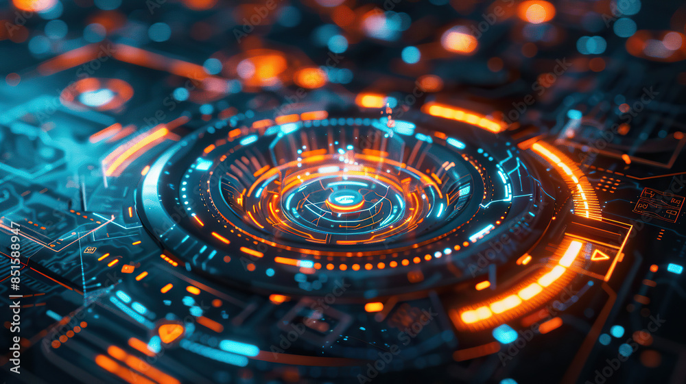 Corresponding Bright symbols enriching a futuristic electricity in a seamless, glowing design Corresponding Bright symbols enriching a futuristic electricity in a seamless, glowing design