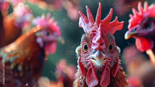 Wallpaper Mural Chicken farm poultry bird flu avian virus health food risk warning Torontodigital.ca
