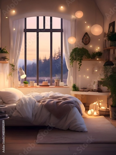 Cozy Bed Room Inspiration Photography Art