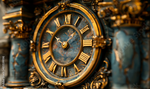 Close-up of clock on building © Анна Терелюк