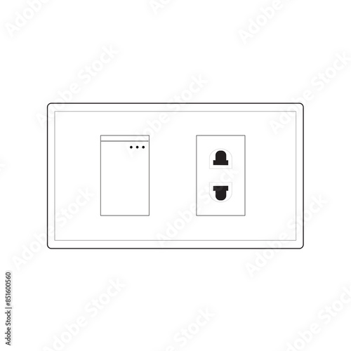 Us Wall Electrical Switch Socket Power Outlet 250V 16A for Thailand Philippines Vietnam
